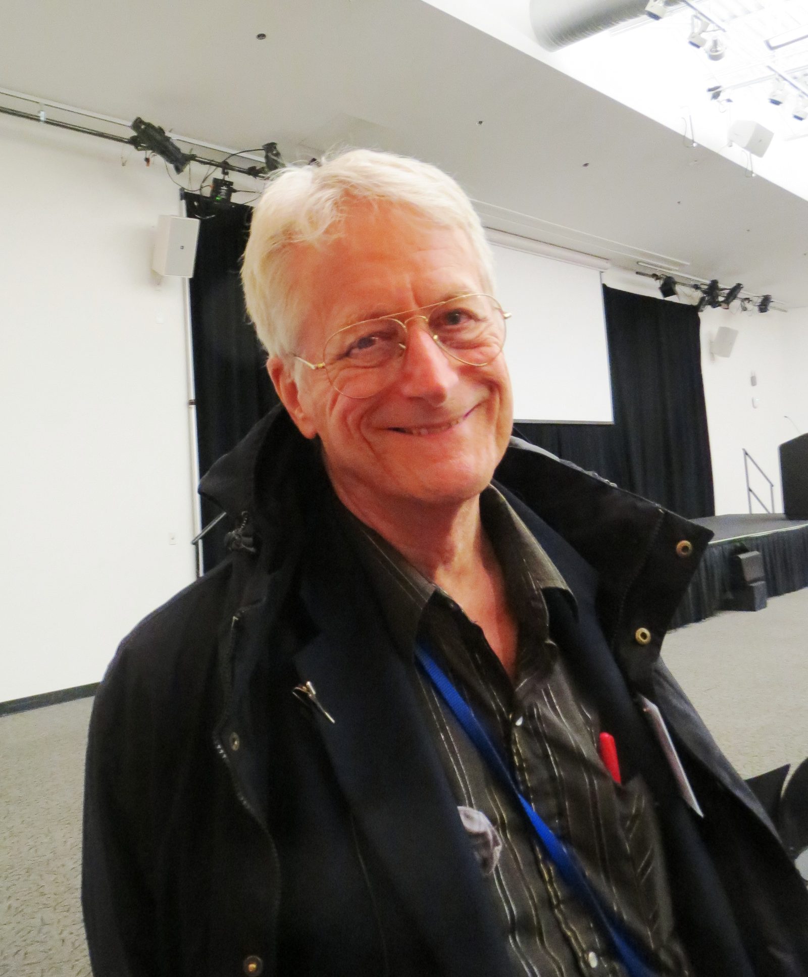 Ted Nelson at the Homebrew Computer Club reunion, 11 November 2013, where he was the featured speaker